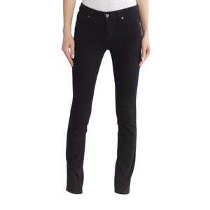 PAIGE Skyline Skinny Jeans in Black Size 28